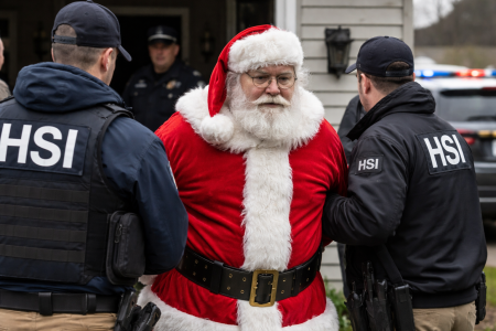 “Papai Noel” é preso em Nova Jersey suspeito de crimes sexuais contra crianças