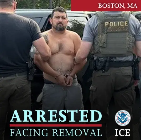 ICE prende brasileiro em Massachusetts procurado por homicídio qualificado no Brasil
