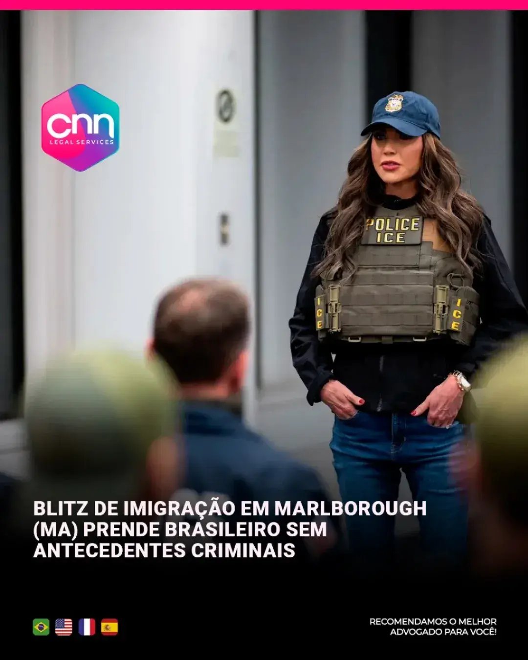 BLITZ DE IMIGRAÇÃO EM MARLBOROUGH (MA) PRENDE BRASILEIRO SEM ANTECEDENTES CRIMINAIS