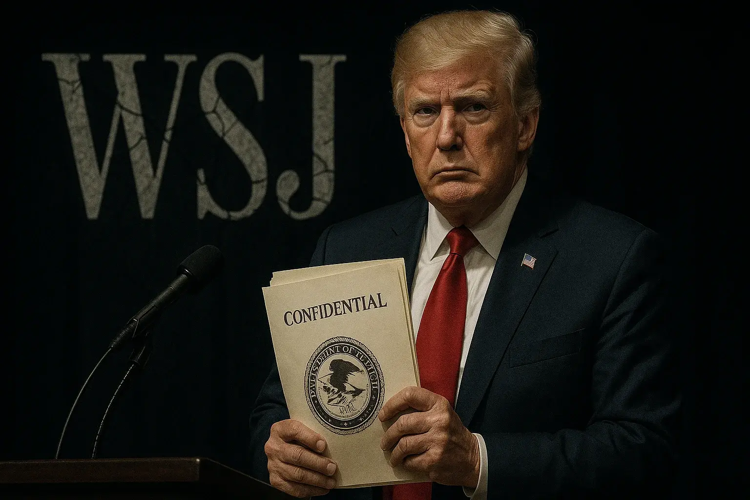 Trump parte para o ataque: exige liberação de arquivos do caso Epstein e processa Wall Street Journal